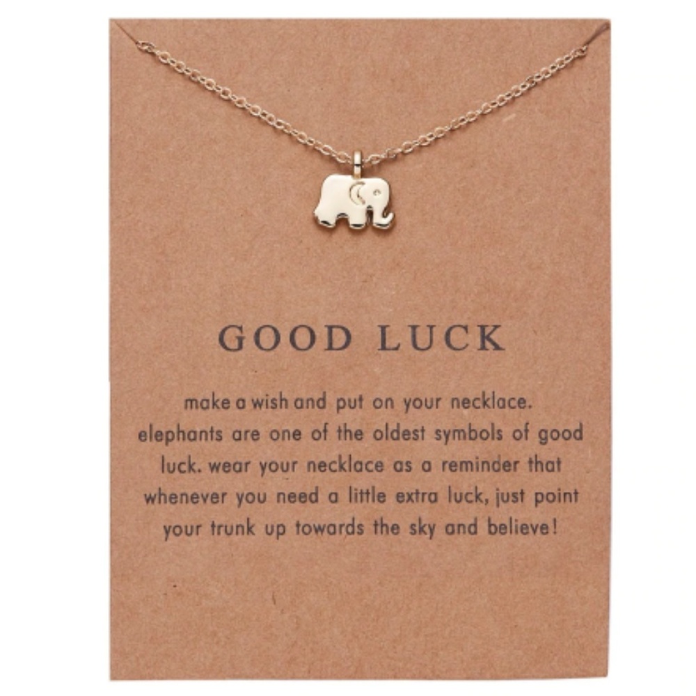 Good Luck Elephant Necklace